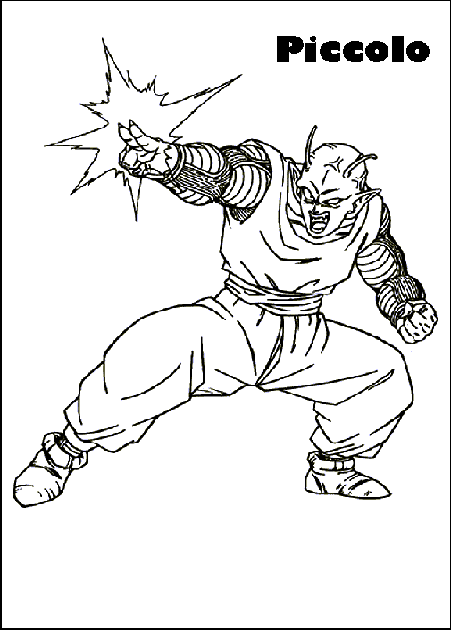 coloriage piccolo